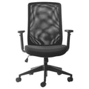 Buro Mondo Gene Chair Mesh Back with Arms Black