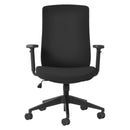Buro Mondo Gene Chair Fabric Back with Arms Black