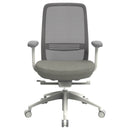 Buro Konfurb Luna Chair Mesh Back with Arms White