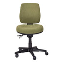 Buro Roma 3 Lever Mid Back With Seat Slide Without Arms Safetex Olive