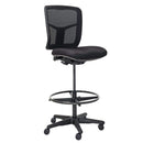 Buro Mondo Tivoli Drafting Chair 1-Lever Mesh Back Without Arms Zen Black