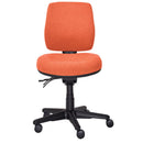 Buro Roma 3 Lever Mid Back With Seat Slide Without Arms Safetex Rust