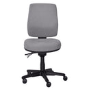 Buro Roma 3 Lever High Back With Seat Slide Without Arms Safetex Smoke