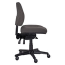 Buro Roma 3 Lever Mid Back With Seat Slide Without Arms Safetex Charcoal