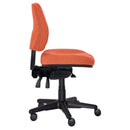 Buro Roma 3 Lever Mid Back With Seat Slide Without Arms Safetex Rust