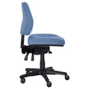 Buro Roma 3 Lever Mid Back With Seat Slide Without Arms Safetex Cobalt