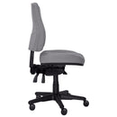 Buro Roma 3 Lever High Back With Seat Slide Without Arms Safetex Smoke