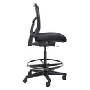 Buro Mondo Tivoli Drafting Chair 1-Lever Mesh Back Without Arms Zen Black