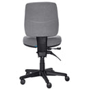 Buro Roma 3 Lever Mid Back With Seat Slide Without Arms Safetex Smoke