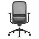 Buro Konfurb Luna Chair Mesh Back with Arms Black