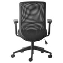 Buro Mondo Gene Chair Mesh Back with Arms Black
