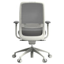 Buro Konfurb Luna Chair Mesh Back with Arms White