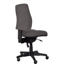 Buro Roma 3 Lever High Back With Seat Slide Without Arms Safetex Charcoal