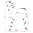 Buro Konfurb Hady Chair Everyday Sled Base Black Keylargo Ash