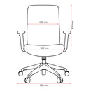 Buro Mondo Gene Chair Mesh Back with Arms Black