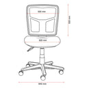 Buro Mondo Tivoli Chair 2-Lever Mesh Back Without Arms Zen Black