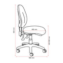 Buro Mondo Java Chair 3-Lever High Back Without Arms Black