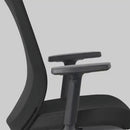 Buro Mondo Gene Chair Mesh Back with Arms Black
