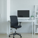 Buro Mondo Gene Chair Fabric Back with Arms Black