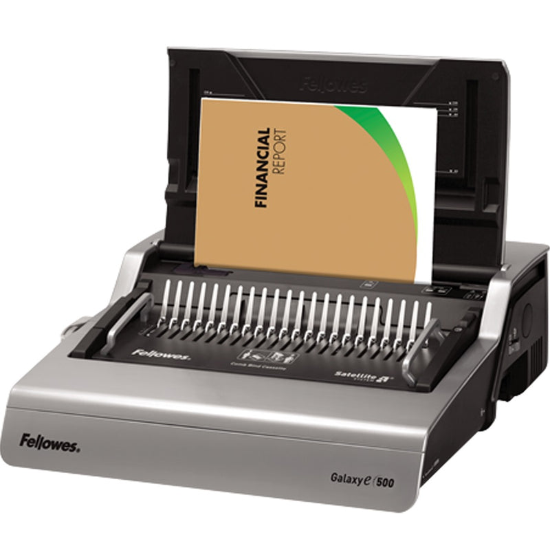 Fellowes Galaxy Binding Machine Electric Plastic Comb Grey
