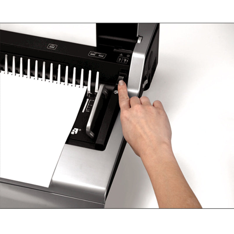 Fellowes Galaxy Binding Machine Electric Plastic Comb Grey