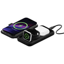 Cygnett MagTravel 3-in-1 Wireless Charger Foldable Black