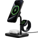 Cygnett Qi2 3-in-1 Chargebase Stand Charger Phone Watch Earphones