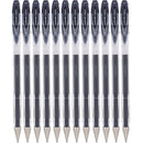 Uni-Ball UM120 Signo Gel Ink Rollerball Pens 0.7mm Black Box 12