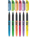 Pilot Frixion Erasable Highlighter 4.0mm Assorted Colours Wallet 6