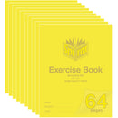 Spirax P191 Exercise Book Ruled 8mm 70Gsm 64 Page 225x175mm 10 Pack