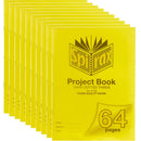 Spirax P163 Project Book 24mm Dotted Thirds 70GSM 64 Page 330x240mm 10 Pack