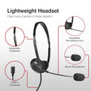 Shintaro USB-C Headset Microphone Volume Control Light Weight Headphones