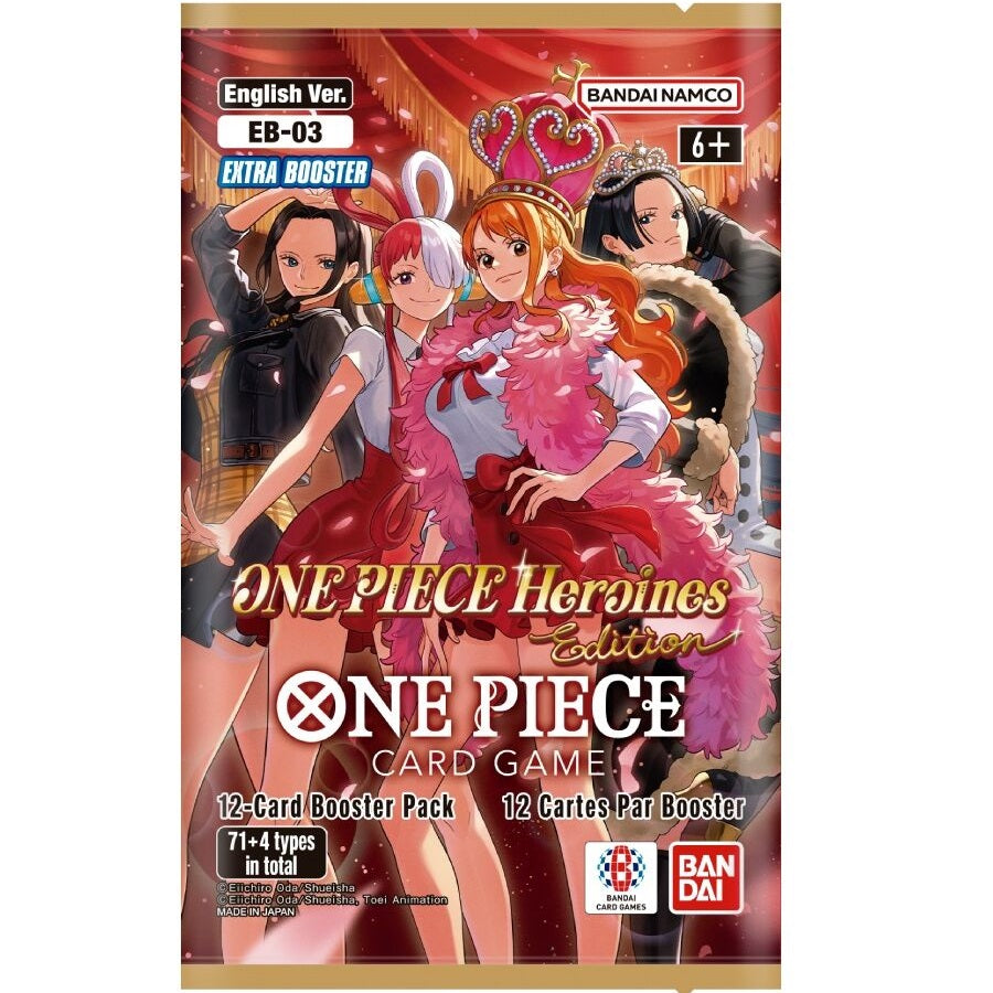One Piece Extra Booster Display Heroines Edition Box 24 Pack EB-03 ...