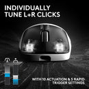 Logitech G PRO X2 SUPERSTRIKE LIGHTSPEED Gaming Mouse Wireless Ultra-Fast