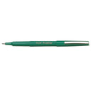Pilot Original Fineliner Pen Marker 0.4mm Green Box 12