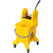 Cleanlink Mop Bucket Downward Press 31 Litre Yellow