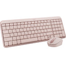 Logitech MK250 Bluetooth Keyboard Mouse Combo Set Rose Pink