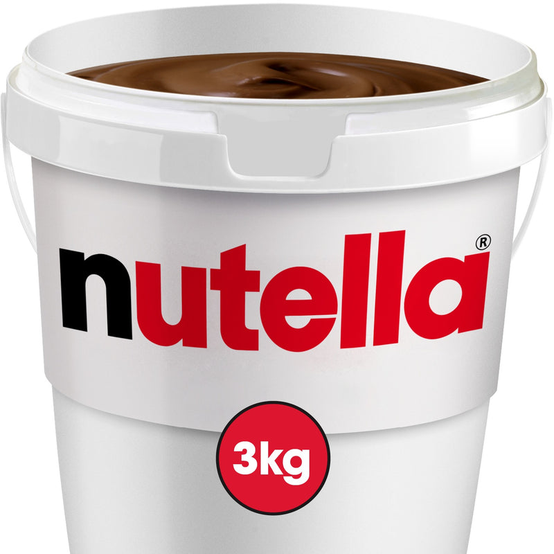 Nutella Hazelnut Spread Food Service Tub Ferrero 3kg Bucket Bulk