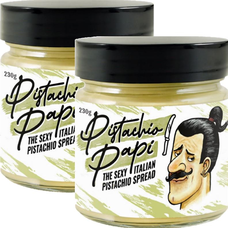 Pistachio Papi Spread Italian 230g Made In Italy 2 Pack Bulk
