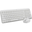Logitech MK250 Bluetooth Keyboard Mouse Combo Set White Grey