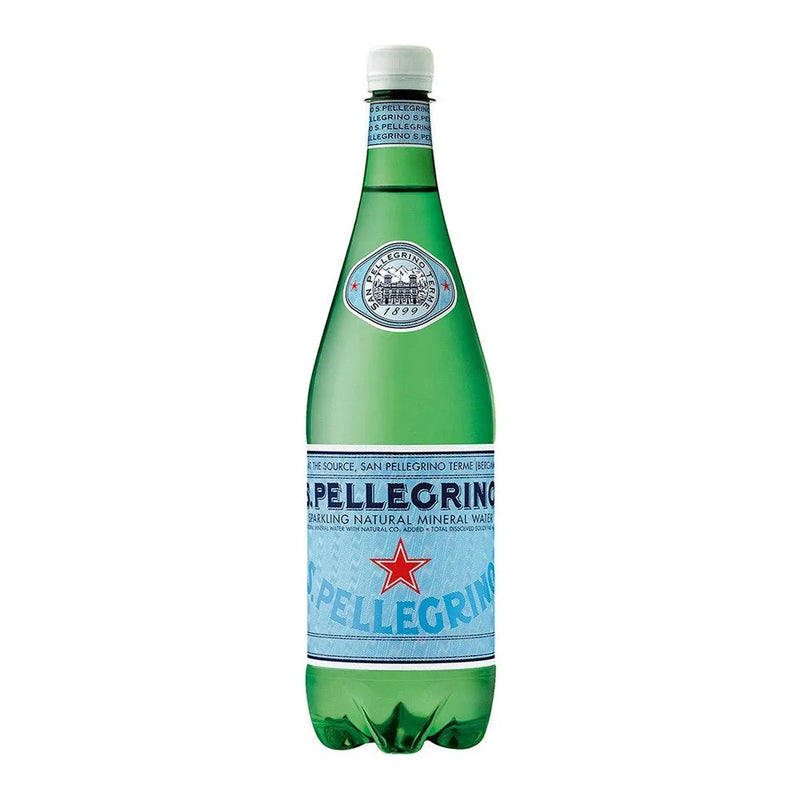 San Pellegrino Sparking Mineral Water PET 1L Bottles 12 Pack
