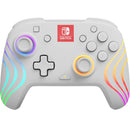 PDP Afterglow Wave Wireless Controller Nintendo Switch White