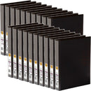 Marbig Clear View Insert Ring Binder Folder 4D 25mm A4 Black Box 20