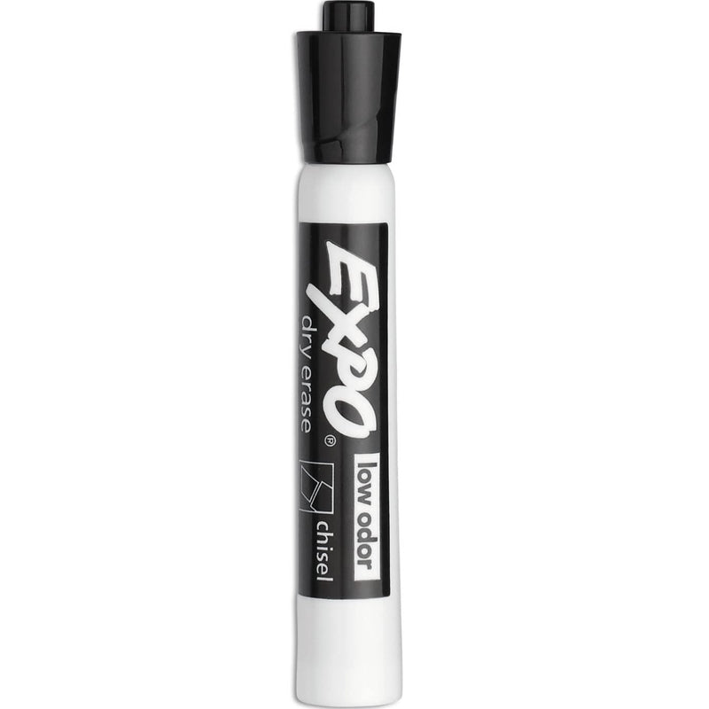 Expo Dry Erase Whiteboard Marker Chisel Black Box 36