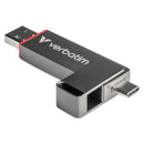 Verbatim Dual Sided QuickStick SSD USB-A/C 3.2 Gen1 USB Flash Drive 128GB