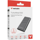 Verbatim TurboMetal SSD USB 4.0 High Speed External Portable Solid State Drive 1TB
