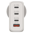 Verbatim 4-Port GaN Charger Adapter USB-C/A 100W 3C 1A White