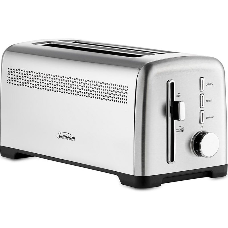 Sunbeam Long Toaster Fresh Start 4 Slice Stainless Steel