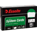 Esselte Ruled System Cards 76x127mm White Pack 100