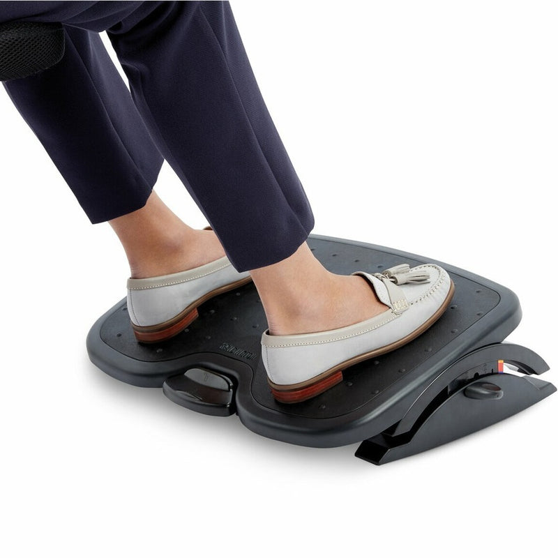 Kensington Solemate Plus Footrest Foot Rest Adjustable Black